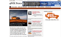 Desktop Screenshot of 4wdnews.com.au